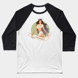 Tarot Arcana: The World Baseball T-Shirt